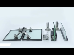 पर्दे की दीवार के लिए स्पाइडर के साथ खोखले टुकड़े टुकड़े का ग्लास